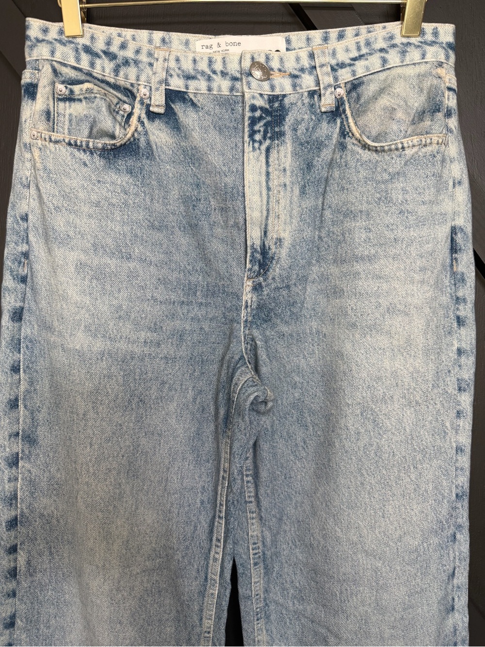 rag & bone Miramar Shea Cotton Terry Relaxed Straight Pant in Tessa, Size 28 - Picture 7 of 12